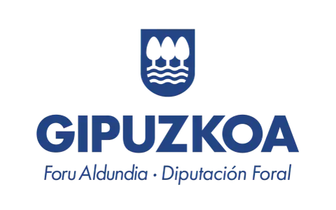 Logotipo de Gipuzkoa, Foru Aldundia, Diputación Foral. El escudo muestra tres árboles sobre ondas de agua. Información sobre zergabidea ticketbai.