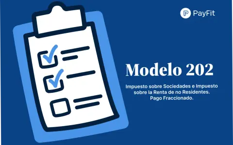 Lista de verificación con palomitas azules, lista para cuando se presenta el modelo 202.