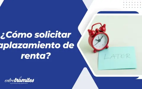 Reloj rojo y nota "LATER" sugieren que se puede fraccionar el pago de la renta.