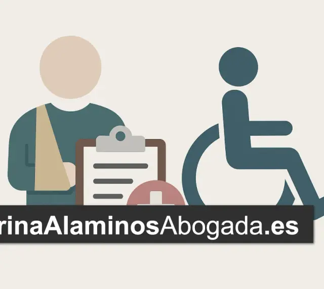 Entiende la diferencia entre incapacidad y discapacidad. Iconos de persona con brazo vendado y silla de ruedas.