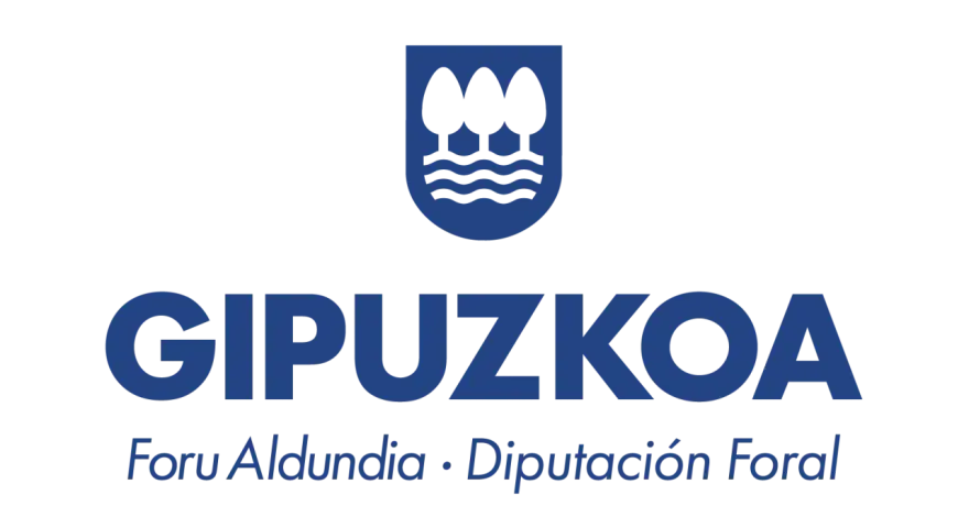 Logotipo de Gipuzkoa, Foru Aldundia, Diputación Foral. El escudo muestra tres árboles sobre ondas de agua. Información sobre zergabidea ticketbai.